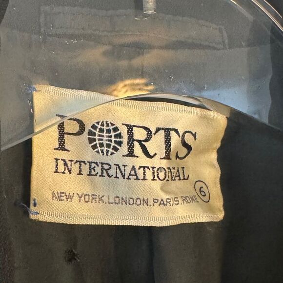 PORTS INTERNATIONAL Black Blazer 6 - Picture 3 of 4